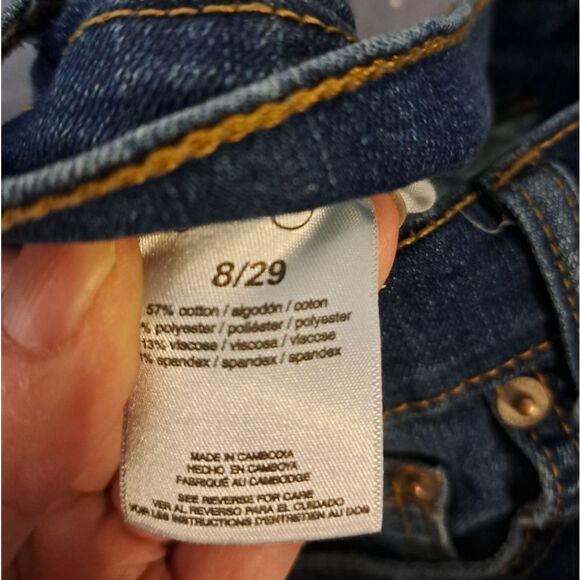 Jessica Simpson high waist midi jean short size 8 - Picture 2 of 5